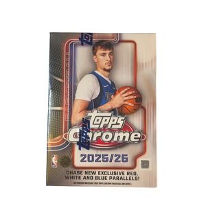 2025-26 Topps Chrome Basketball Value Box Factory Sealed NBA Cards NEW
